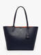 refined navy orange