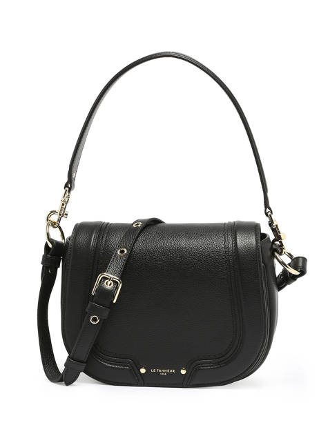 Sac Bandoulière Ella Cuir Le tanneur Noir ella TNGI1210