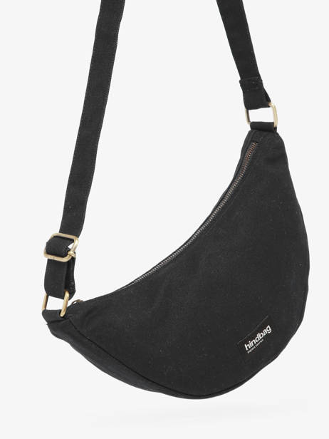Sac Bandoulière Andrea Coton Hindbag Noir best seller ANDREA vue secondaire 2