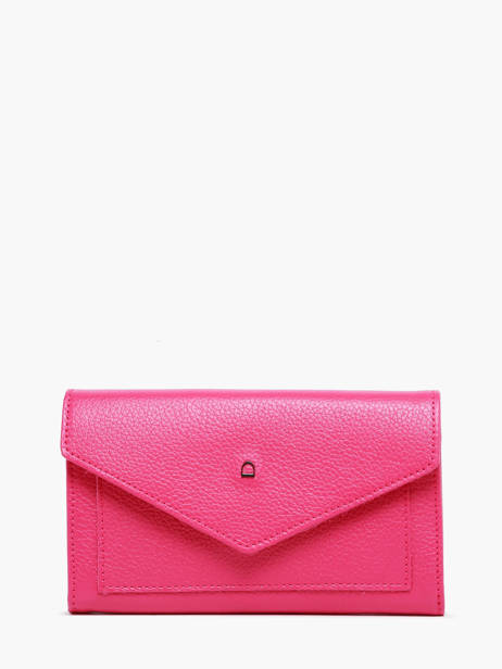 Portefeuille Madras Cuir Etrier Rose madras EMAD701