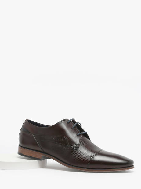 Chaussures De Ville En Cuir Bugatti Marron men 31142010 vue secondaire 1