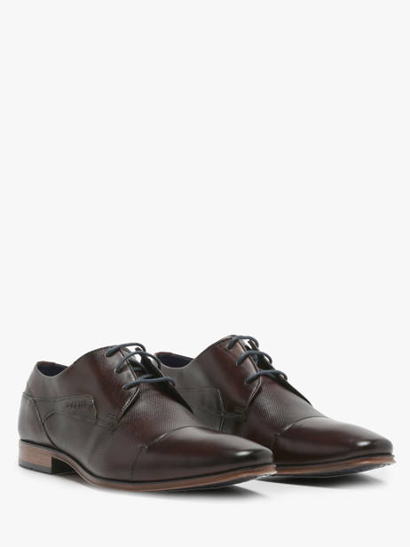 Chaussures De Ville En Cuir Bugatti Marron men 31142010 vue secondaire 2