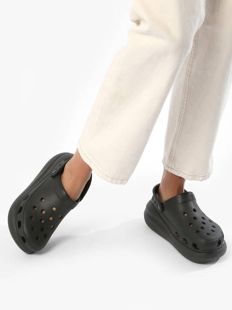Mules Crush Clog Crocs Noir women 207521 vue secondaire 2