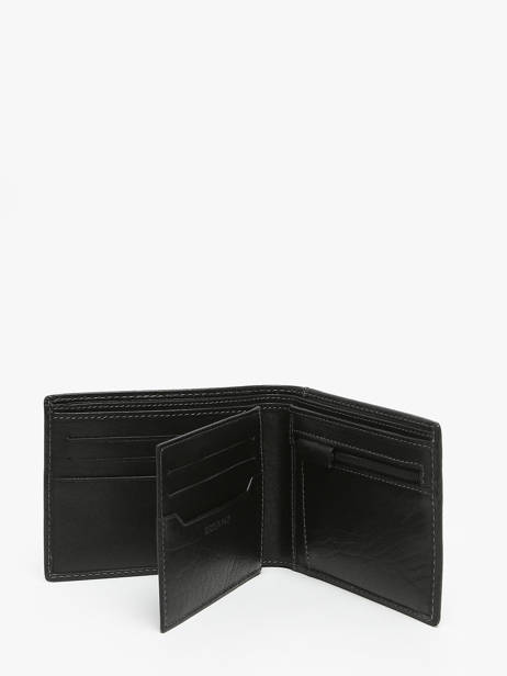 Portefeuille Marfa Cuir Serge blanco Noir marfa MAR21044 vue secondaire 1