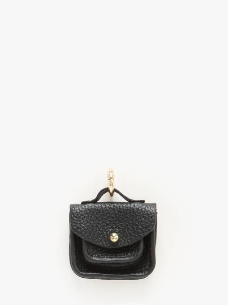 Bijou De Sac La Breloque Cuir Paul marius Noir breloque BRELOGEO