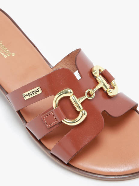 Mules Hamia En Cuir Les tropeziennes Marron women HAMIA vue secondaire 2