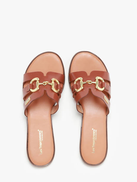 Mules Hamia En Cuir Les tropeziennes Marron women HAMIA vue secondaire 4