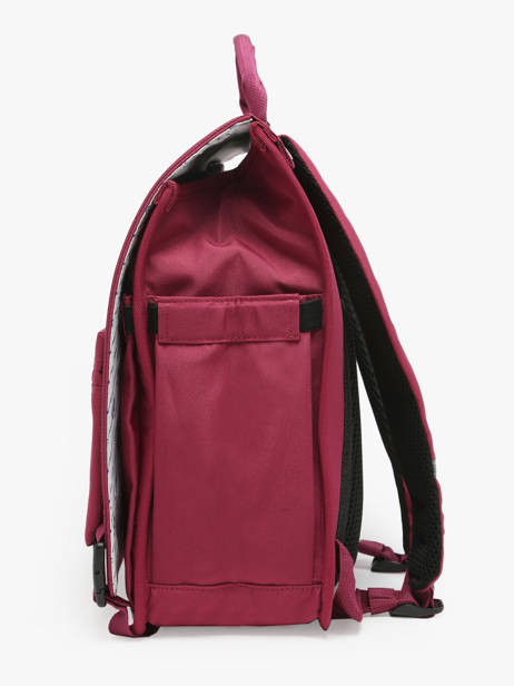 Sac à Dos 2 Compartiments Cabaia Rouge school M vue secondaire 3
