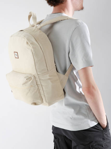 Sac à Dos 1 Compartiment Basilic pepper Beige delhi BDEH01 vue secondaire 1