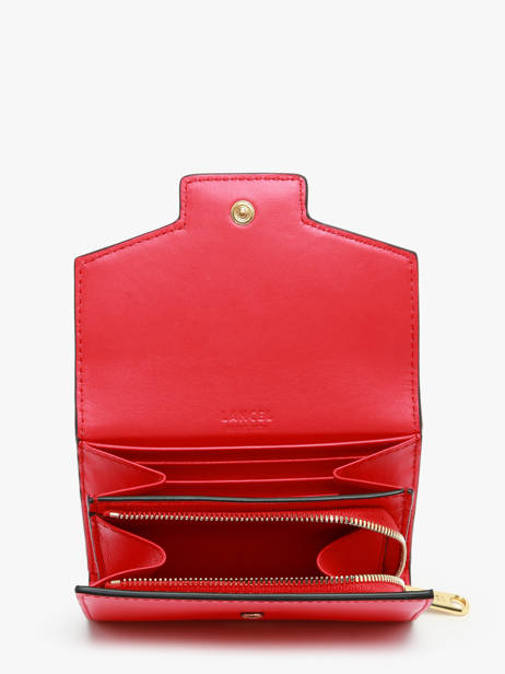 Portefeuille Angele Cuir Lancel Rouge angele A13161 vue secondaire 1