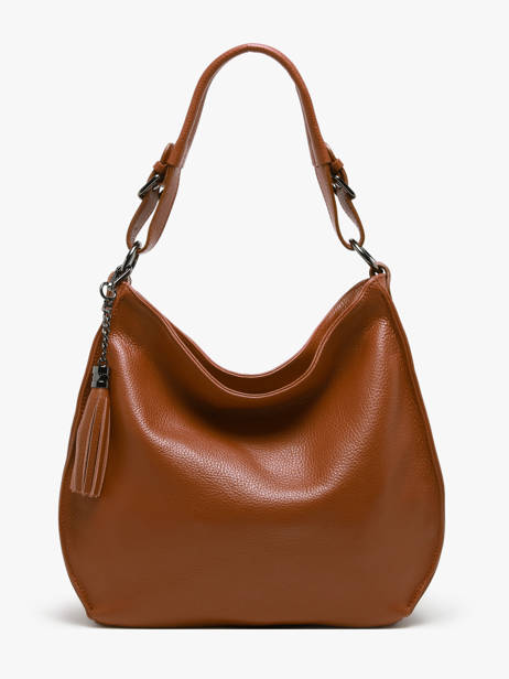 Sac Porté épaule Caviar Cuir Milano Marron caviar CA24069