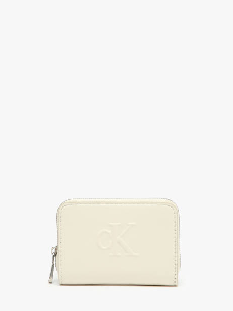 Portefeuille Sculpted Calvin klein jeans Beige sculpted K612741