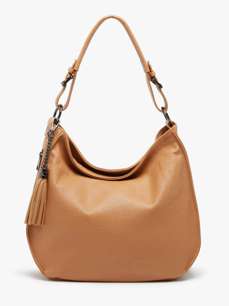 Sac Porté épaule Caviar Cuir Milano Marron caviar CA24069