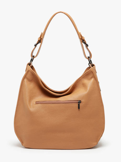 Sac Porté épaule Caviar Cuir Milano Marron caviar CA24069 vue secondaire 4
