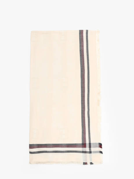 Écharpe Tommy hilfiger Blanc essentiel AW17351