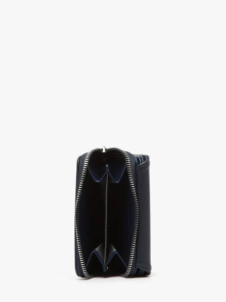 Porte-monnaie Grained Miniprix Bleu grained H6012 vue secondaire 2