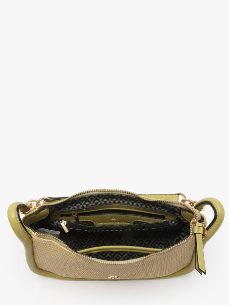 Sac Bandoulière Raphia Raphia Lulu castagnette Vert raphia YASSIR vue secondaire 3