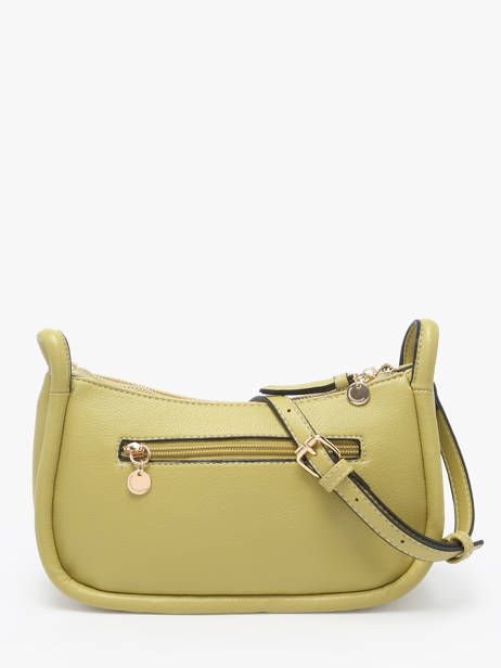 Sac Bandoulière Raphia Raphia Lulu castagnette Vert raphia YASSIR vue secondaire 4