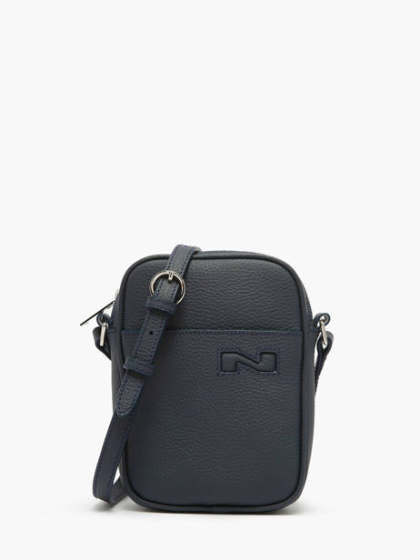 Sac Bandoulière N City Cuir Nathan baume Bleu n city 5