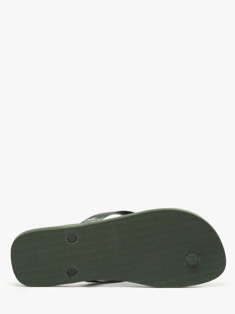 Tongs Brasil Logo Havaianas Vert men 4110850H vue secondaire 4