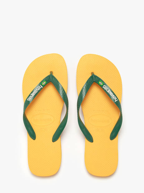 Tongs Brasil Logo Havaianas Jaune men 4110850H