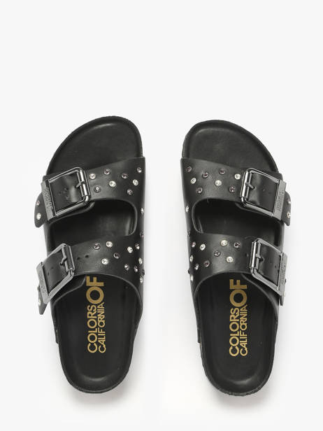 Mules Fusbett Colors of california Noir women HCBIO501 vue secondaire 3