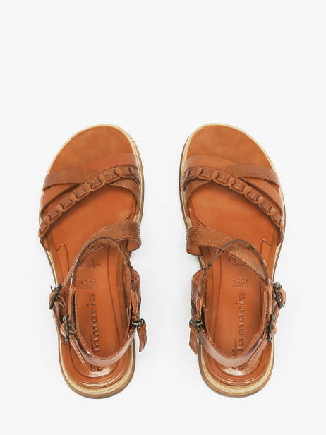 Sandales En Cuir Tamaris Marron women 44 vue secondaire 3