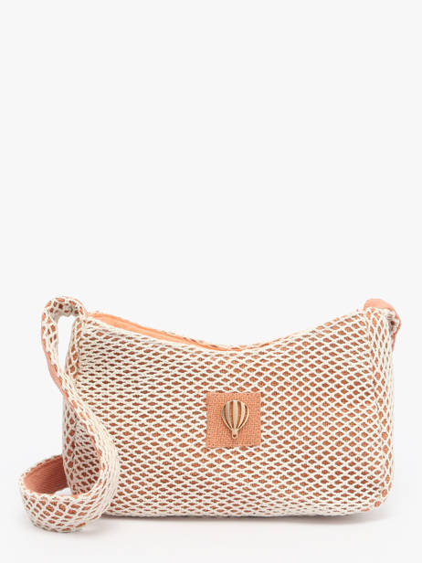 Sac Bandoulière Estival Coton Le voyage en panier Orange estival PM851