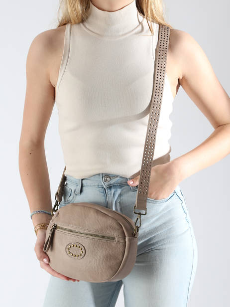 Sac Bandoulière Bubble Miniprix Beige bubble 2236 vue secondaire 1