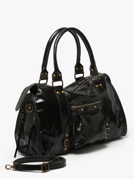 Sac Porté épaule Elefante Cuir Milano Noir elefante EF24095 vue secondaire 2