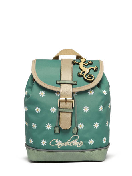 Sac à Dos 1 Compartiment Cameleon Vert vintage fantasy SD25 vue secondaire 6