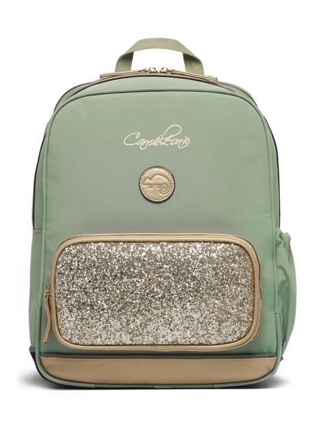 Sac à Dos 2 Compartiments Cameleon Vert vintage fantasy SO40 vue secondaire 7