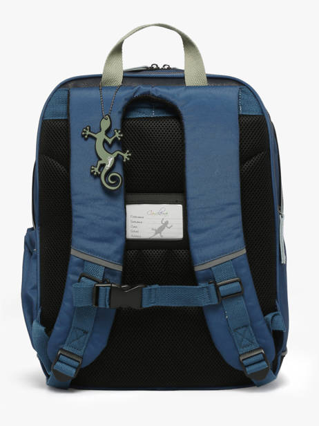 Sac à Dos 2 Compartiments Cameleon Bleu vintage urban SO40 vue secondaire 4