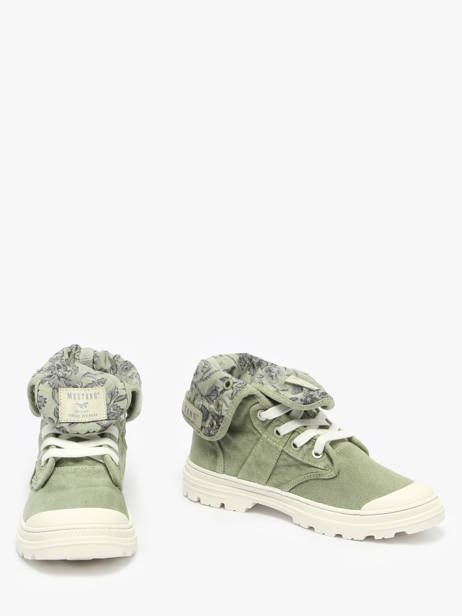 Sneakers Mustang Vert women 1426504 vue secondaire 2
