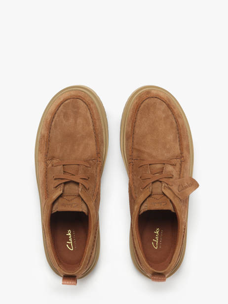 Chaussures Derbies Polden Clarks Marron men 26180865 vue secondaire 4