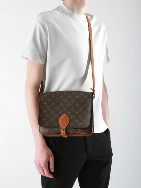 Sac Bandoulière D'occasion Cartouchière Monogrammé Louis vuitton Marron second life 1217065 vue secondaire 2