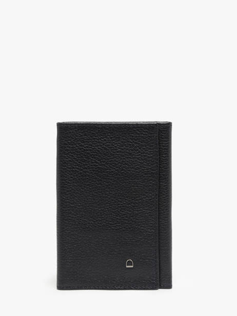 Porte Papiers Madras Cuir Etrier Bleu madras EMAD024
