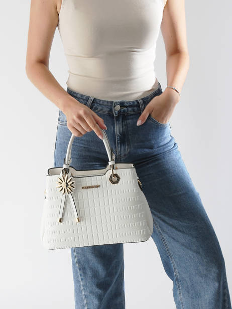 Sac Bandoulière Gold Miniprix Blanc gold M9354 vue secondaire 1