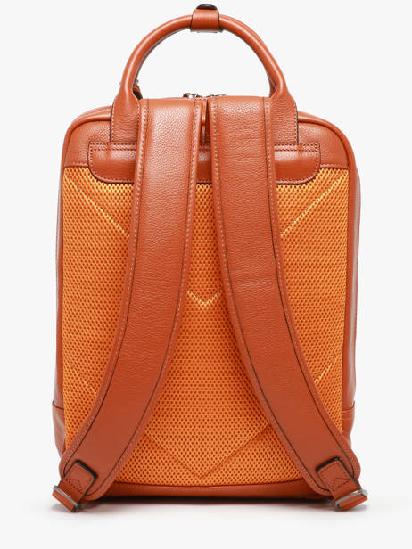 Sac à Dos Business Flandres 1 Compartiment Cuir Etrier Orange flandres EFLA8271 vue secondaire 4