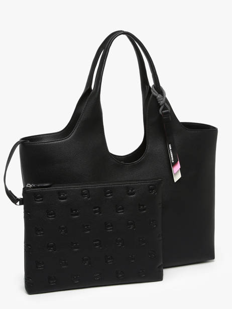Sac Porté épaule K Ikon Polyurethane Karl lagerfeld Noir k ikon A3W30096 vue secondaire 2