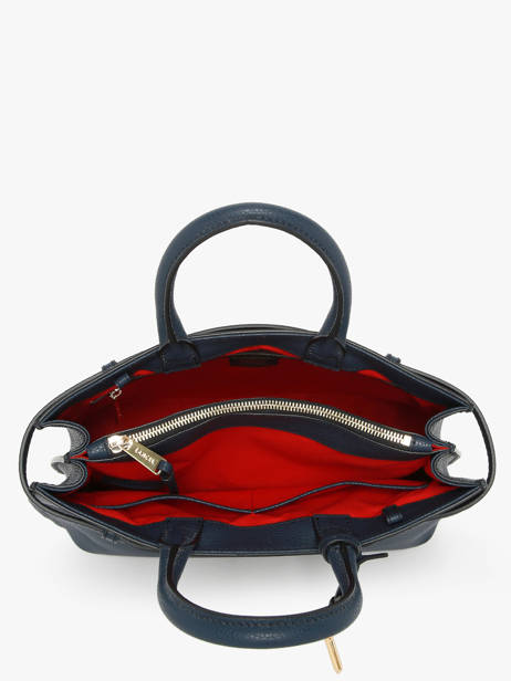 Sac Porté Main Faubourg Cuir Lancel Bleu faubourg A13528 vue secondaire 3