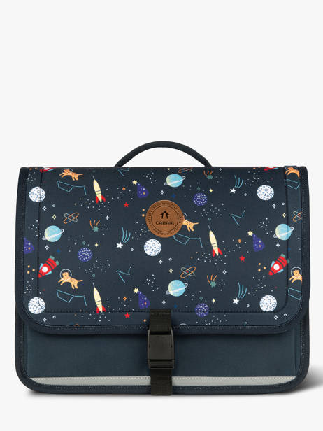 Cartable 2 Compartiments Cabaia Bleu school M