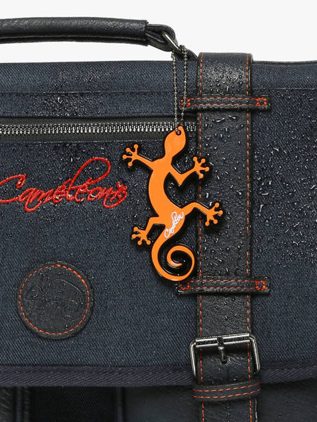 Sac A Dos à Roulettes 2 Compartiments Cameleon Bleu vintage urban SR40 vue secondaire 7