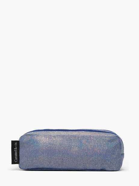 Trousse 2 Compartiments Caramel et cie Bleu boheme FI