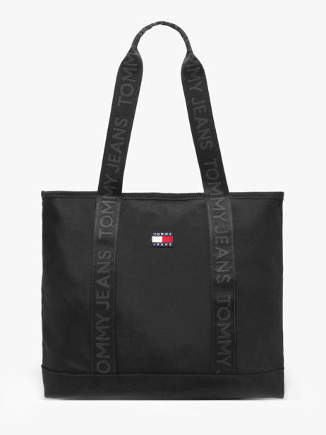 Sac Porté épaule Th Daily Tote Polyester Tommy hilfiger Noir th daily tote AW17567