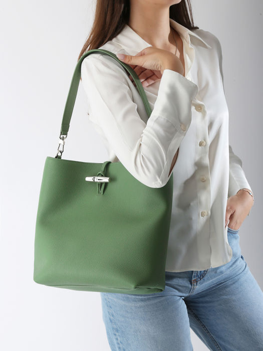 Longchamp Le roseau Besaces Vert