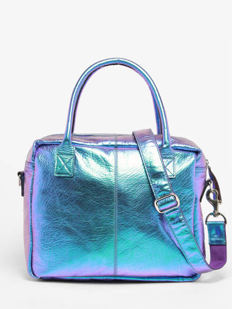 Sac Porté Main A4 Paul marius Bleu scarabee DANDYSCA vue secondaire 4