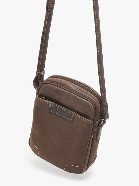 Sac Bandoulière Joseph Cuir Arthur & aston Marron marco 8 vue secondaire 2