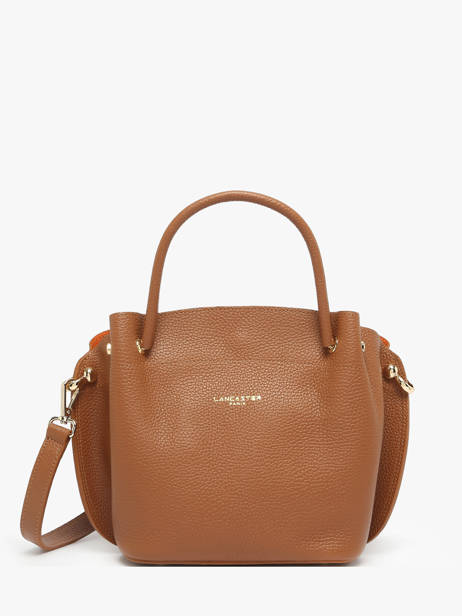 Sac à Main Foulonne Double Cuir Lancaster Marron foulonne double louisa 18