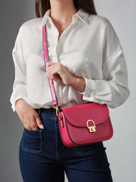 Sac Bandoulière M Altair Cuir Etrier Rose altair EALA081M vue secondaire 1